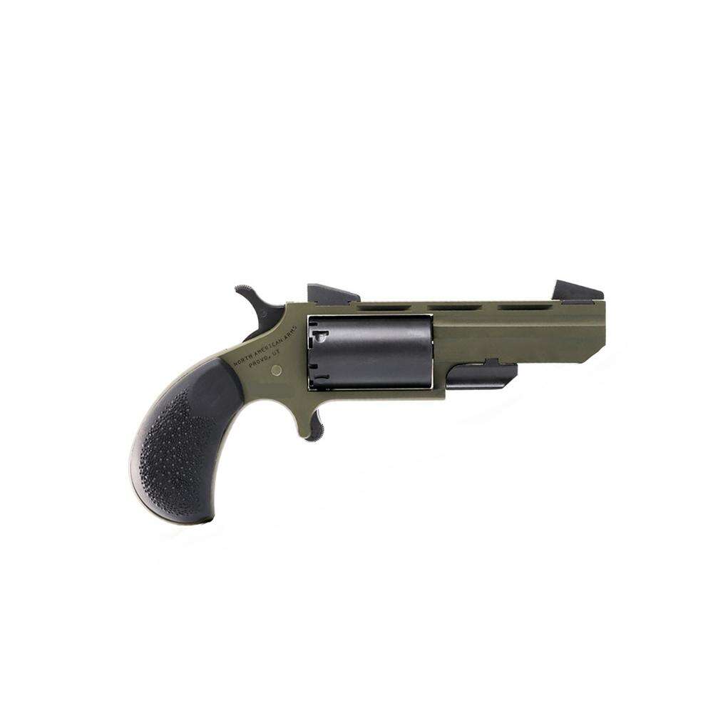 Handguns North American Arms 2" 22Magnum NAA TGH-MB      THE GRN HUNTSMN 22M  2"FXS ODG/BLK